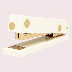 Kate Spade Acrylic Gold Dots Stapler - NIB